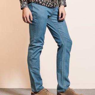 Drawstring Washed Jeans