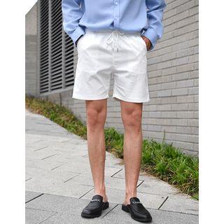 Drawcord-waist Casual Shorts
