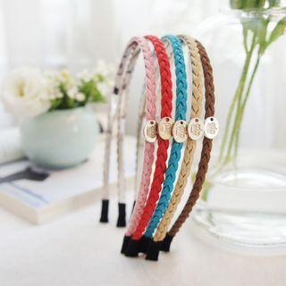 Woven Faux Suede Headband