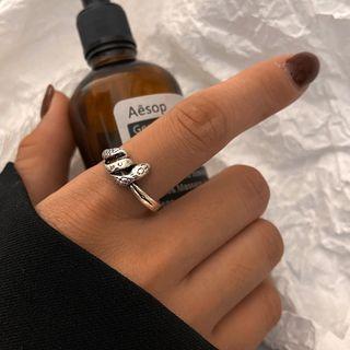 Snake Open Ring C05 - 0137 - Silver - One Size