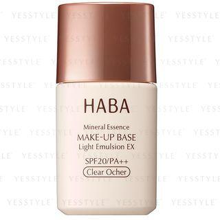 Haba - Mineral Essence Make-up Base Light Emulsion Spf 20 Pa++ (clear Ocher) 25ml