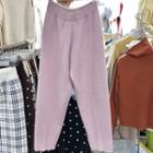 Knit Cropped Harem Pants