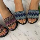 Pattern Wedge Sandals