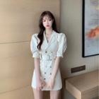 Suit Button Dress