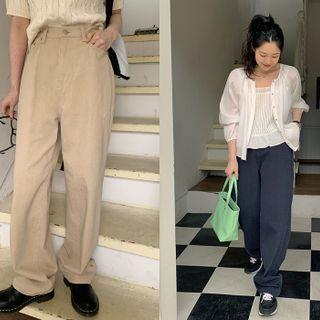 Pastel Tone Baggy Pants