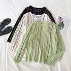Striped Long-sleeve Light T-shirt