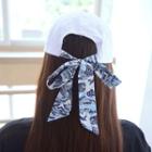 Bow Embroidered Cap