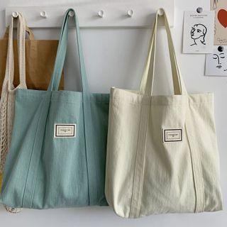 Label Applique Tote Bag
