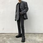 Houndstooth Applique Blazer