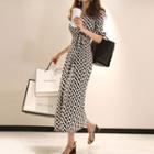Printed Midi A-line Dress (various Designs)