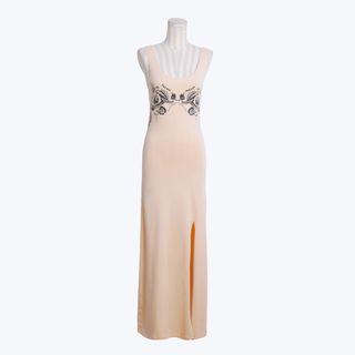 Print Open Back Tank Dress