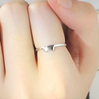 925 Sterling Silver Cat Ear Open Ring