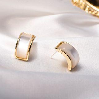 Geometry Drop Earring Era097-03 - 1 Pair - Gold - One Size