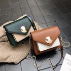 Two-tone Envelope Crossbody Bag