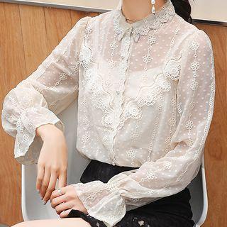 Collared Lace Shirt