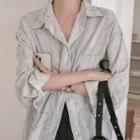 Long-sleeve Print Loose Fit Shirt (various Designs)