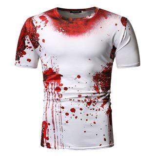 Blood Print Short-sleeve T-shirt