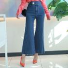 Mid-rise Bell-bottom Jeans