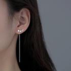 Star Stud Earring 2 Pcs - Silver - One Size