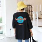 Hard Rocky Printed Oversized T-shirt