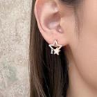 Star Rhinestone Alloy Earring Bm2055 - Star - Gold - One Size