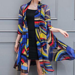 Printed Chiffon Jacket