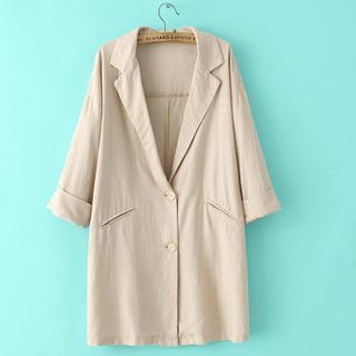 Loose-fit Long Jacket