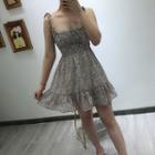 Floral Print A-line Mini Sundress