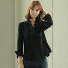 Hidden Button Blazer