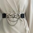 Set: Chunky Chain Elastic Waist Belt + Chain