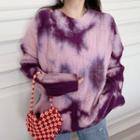 Tie Dye Chunky Knit Sweater