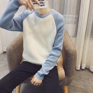 Couple Matching Two-tone Sweater