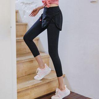[fit] Inset Shorts Sports Leggings