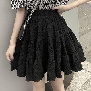 Plain Cake Skirt Skirt - One Size