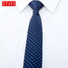 Pre-tied Neck Tie (5cm) Stj33 - One Size