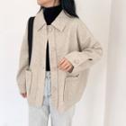 Wool Button Coat