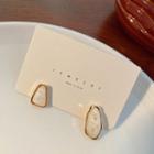 Irregular Asymmetrical Alloy Earring 1 Pair - Earrings - Gold - One Size