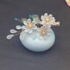 Flower Hair Clip L91 - 1 Pc - White - One Size