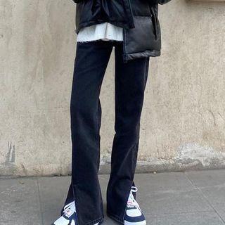 Side-silt Boot-cut Jeans