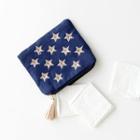 Embroidered Star Sanitary Pouch