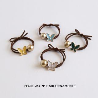 Butterfly Bead Hair Tie