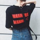 Printed T-shirt With Hoop And Sash