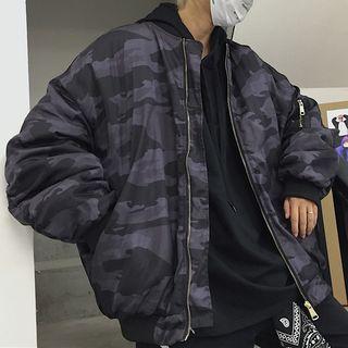 Couple Matching Camo Padded Coat