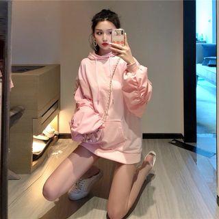 Patchwork Loose-fit Light Hoodie