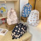 Biscuit Print Nylon Backpack