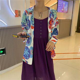 Flower Print Shirt Floral - Multicolour - One Size