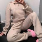 Set: Lettering Sweatpants + Hoodie