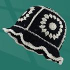 Jacquard Knit Cloche Hat