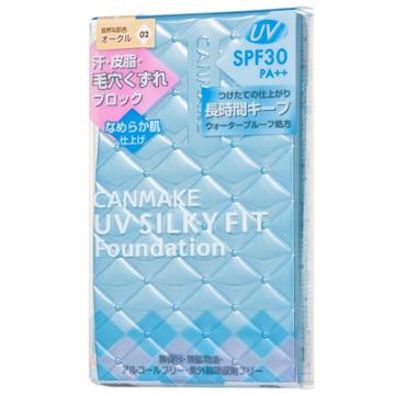 Canmake - Uv Silky Fit Foundation Spf 30 Pa++ (#01 Light Ochre) 10g
