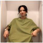 Short-sleeve Plain Oversize T-shirt